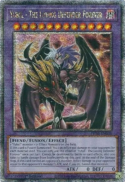 Yubel - The Loving Defender Forever (Quarter Century Secret Rare) (PHNI-EN038) [Phantom Nightmare]