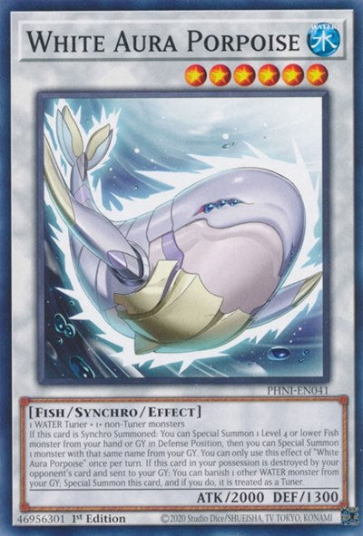 White Aura Porpoise (PHNI-EN041) [Phantom Nightmare]
