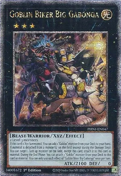 Goblin Biker Big Gabonga (Quarter Century Secret Rare) (PHNI-EN047) [Phantom Nightmare]