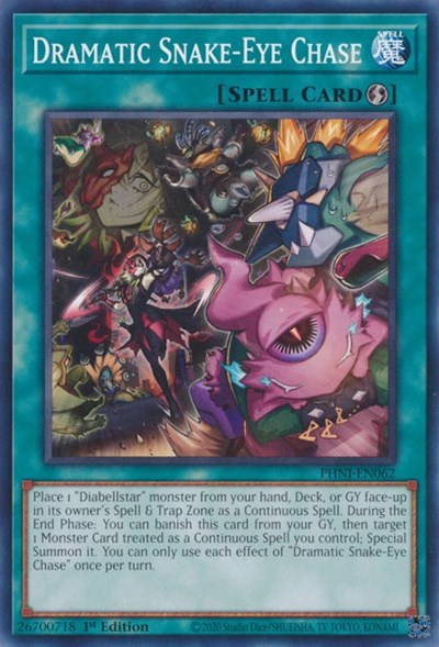 Dramatic Snake-Eye Chase (PHNI-EN062) [Phantom Nightmare]
