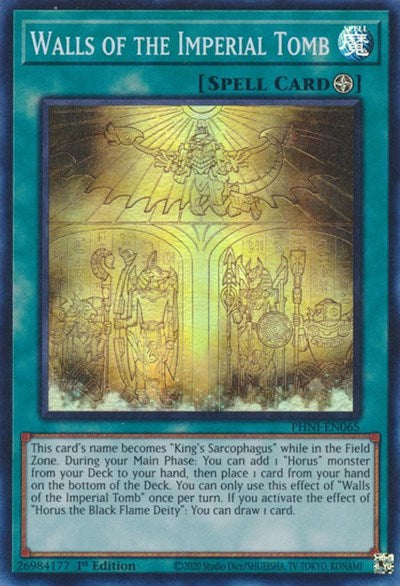 Walls of the Imperial Tomb (PHNI-EN065) [Phantom Nightmare]