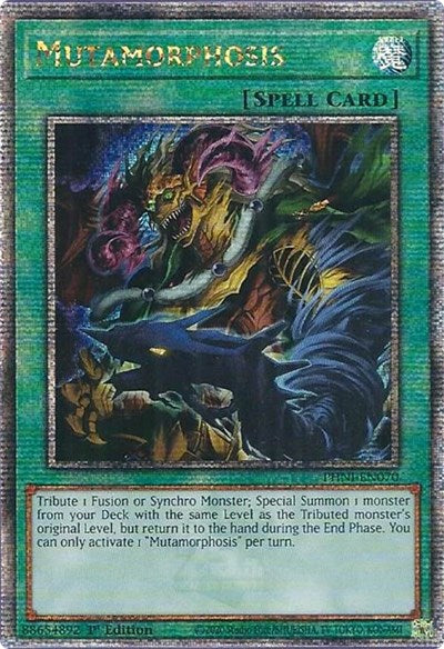 Mutamorphosis (Quarter Century Secret Rare) (PHNI-EN070) [Phantom Nightmare]