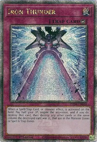 Iron Thunder (Quarter Century Secret Rare) (PHNI-EN080) [Phantom Nightmare]