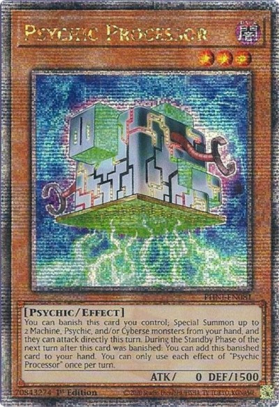 Psychic Processor (Quarter Century Secret Rare) (PHNI-EN081) [Phantom Nightmare]