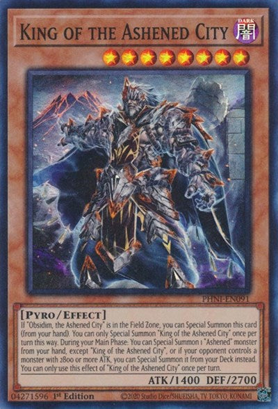 King of the Ashened City (PHNI-EN091) [Phantom Nightmare]