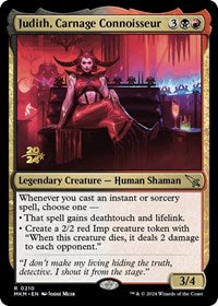 Judith, Carnage Connoisseur (210) [Prerelease Cards]
