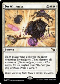 No Witnesses (27) [Prerelease Cards]