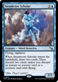 Steamcore Scholar (71) [Prerelease Cards]