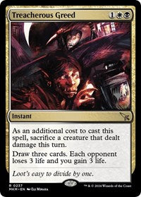 Treacherous Greed (237) [Promo Pack: Murders at Karlov Manor]