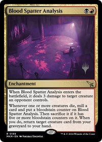 Blood Spatter Analysis (189) [Promo Pack: Murders at Karlov Manor]