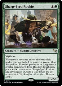 Sharp-Eyed Rookie (176) [Promo Pack: Murders at Karlov Manor]