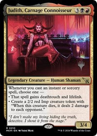 Judith, Carnage Connoisseur (210) [Promo Pack: Murders at Karlov Manor]