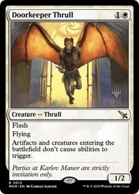 Doorkeeper Thrull (13) [Promo Pack: Murders at Karlov Manor]
