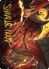 Rakdos, Patron of Chaos Art Card (45/49) (Gold-Stamped Signature) (45) [Art Series: Murders at Karlov Manor]