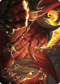 Rakdos, Patron of Chaos Art Card (45/49) (45) [Art Series: Murders at Karlov Manor]