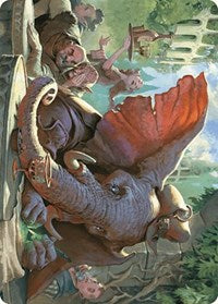 Loxodon Eavesdropper Art Card (15) [Art Series: Murders at Karlov Manor]
