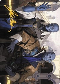 Hotshot Investigators Art Card (Gold-Stamped Signature) (5) [Art Series: Murders at Karlov Manor]