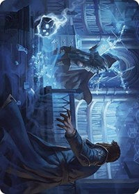 Intrude on the Mind Art Card (6) [Art Series: Murders at Karlov Manor]