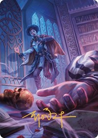 Deadly Complication Art Card (Gold-Stamped Signature) (33) [Art Series: Murders at Karlov Manor]