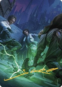 Fanatical Strength Art Card (Gold-Stamped Signature) (32) [Art Series: Murders at Karlov Manor]