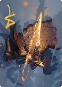 Aurelia's Vindicator Art Card (Gold-Stamped Signature) (1) [Art Series: Murders at Karlov Manor]