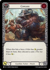 Concuss (Red) (BET009) [Blitz Deck: Heavy Hitters - Betsy]
