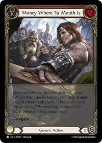 Money Where Ya Mouth Is (Red) (BET017) [Blitz Deck: Heavy Hitters - Betsy]