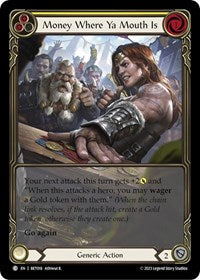 Money Where Ya Mouth Is (Yellow) (BET018) [Blitz Deck: Heavy Hitters - Betsy]