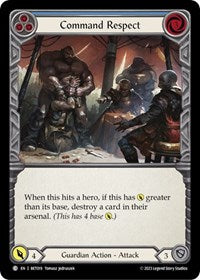 Command Respect (Blue) (BET019) [Blitz Deck: Heavy Hitters - Betsy]