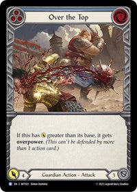 Over the Top (Blue) (BET021) [Blitz Deck: Heavy Hitters - Betsy]