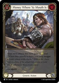 Money Where Ya Mouth Is (Blue) (BET025) [Blitz Deck: Heavy Hitters - Betsy]