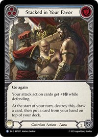 Stacked in Your Favor (Blue) (BET027) [Blitz Deck: Heavy Hitters - Betsy]