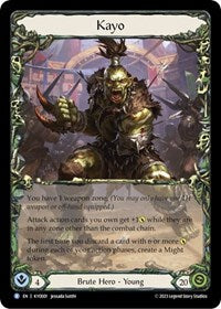 Kayo, Armed and Dangerous (KYO001) [Blitz Deck: Heavy Hitters - Kayo]