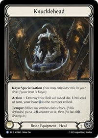 Knucklehead (KYO003) [Blitz Deck: Heavy Hitters - Kayo]
