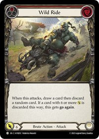 Wild Ride (Red) (KYO012) [Blitz Deck: Heavy Hitters - Kayo]