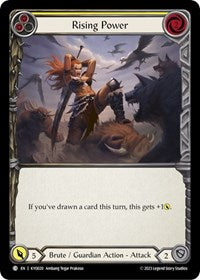 Rising Power (Yellow) (KYO020) [Blitz Deck: Heavy Hitters - Kayo]
