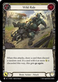 Wild Ride (Yellow) (KYO021) [Blitz Deck: Heavy Hitters - Kayo]