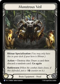 Monstrous Veil (RNR004) [Blitz Deck: Heavy Hitters - Rhinar]