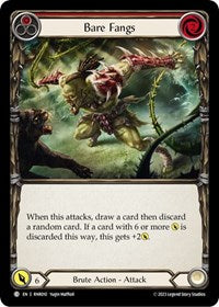 Bare Fangs (Red) (RNR010) [Blitz Deck: Heavy Hitters - Rhinar]