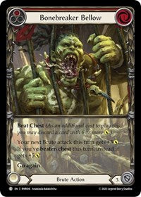 Bonebreaker Bellow (Red) (RNR016) [Blitz Deck: Heavy Hitters - Rhinar]