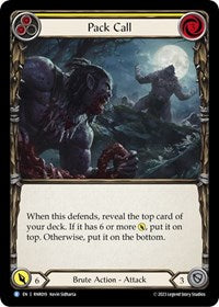 Pack Call (Yellow) (RNR019) [Blitz Deck: Heavy Hitters - Rhinar]