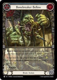 Bonebreaker Bellow (Blue) (RNR024) [Blitz Deck: Heavy Hitters - Rhinar]