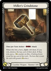 Miller's Grindstone (VIC002) [Blitz Deck: Heavy Hitters - Victor]