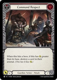 Command Respect (Red) (VIC008) [Blitz Deck: Heavy Hitters - Victor]