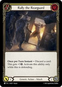 Rally the Rearguard (Yellow) (VIC017) [Blitz Deck: Heavy Hitters - Victor]