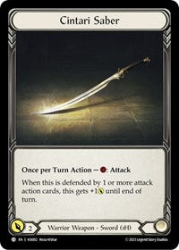 Cintari Saber (KSI002) [Blitz Deck: Heavy Hitters - Kassai]