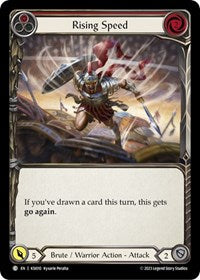 Rising Speed (Red) (KSI010) [Blitz Deck: Heavy Hitters - Kassai]