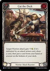 Cut the Deck (Red) (KSI014) [Blitz Deck: Heavy Hitters - Kassai]