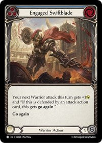 Engaged Swiftblade (Blue) (KSI026) [Blitz Deck: Heavy Hitters - Kassai]