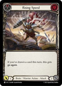 Rising Speed (Red) (OLA009) [Blitz Deck: Heavy Hitters - Olympia]